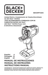 Black and Decker BDCDMT120C Manual De Instrucciones