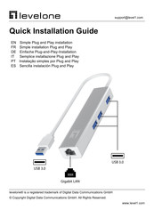 LevelOne USB-0503 Guía De Instalación Rápida