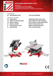 Holzmann Maschinen TK305 Manual De Intrucciones