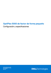 Dell OptiPlex 5000 Configuración Y Especificaciones