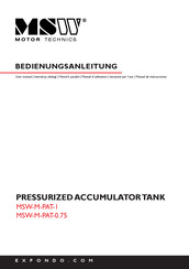 MSW Motor Technics MSW-M-PAT-0.75 Manual De Instrucciones