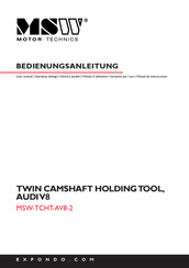 MSW Motor Technics MSW-TCHT-AV8-2 Manual De Instrucciones