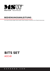 MSW Motor Technics ACC-B1 Manual De Instrucciones
