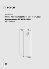 Bosch Compress 6000 AW Serie Manual De Instalación