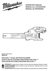 Milwaukee 2824-20 Manual