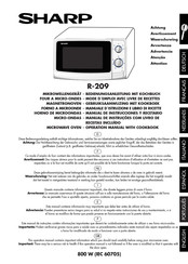 Sharp R-209 Manual De Instrucciones