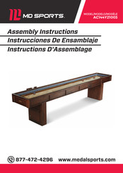 MD SPORTS AC144Y21003 Instrucciones De Ensamblaje