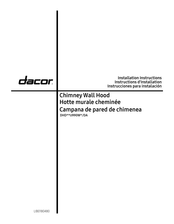 Dacor DHDU990W/DA Serie Instrucciones Para Instalación