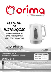 Orima ORWK-215 Libro De Instrucciones