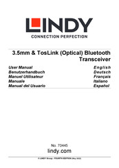 Lindy 70445 Manual Del Usuario