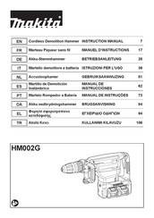 Makita HM002G Manual De Instrucciones