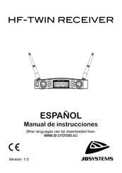 JB Systems HF-TWIN RECEIVER Manual De Instrucciones