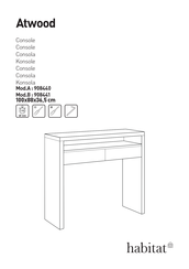 Habitat Atwood 908440 Instrucciones De Montaje