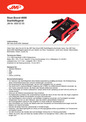 JMP Skan Boost 4000 Manual De Instrucciones