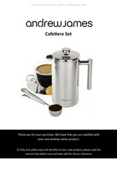 Andrew James Cafetiere Set Manual De Instrucciones