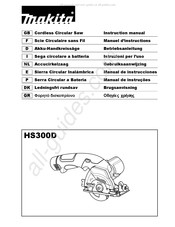 Makita HS300D Manual De Instrucciones