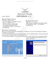 Canyon CN-BTU4 Manual Del Usuario