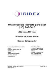 IRIDEX PASCAL Manual Del Operador