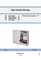 Steelcase High Density Storage Guía Rápida