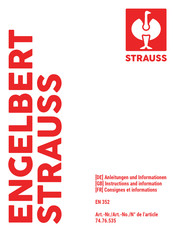 Strauss 74.76.535 Manual De Instrucciones