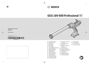 Bosch GCG 18V-600 Professional Manual Original