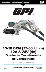 GPI M-150S Manual De Instrucciones