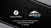 Auteco Segway Ninebot B110S Manual De Garantía Y Mantenimiento