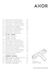 Axor Urquiola 11043 Serie Modo De Empleo/Instrucciones De Montaje