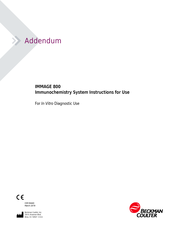 Beckman Coulter Addendum IMMAGE 800 Instrucciones De Uso