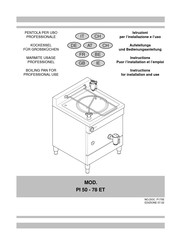 Gastro PI 50-78 ET Instrucciones De Instalacion Y Uso