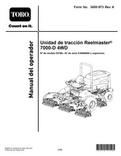 Toro Reelmaster 7000-D 4WD Manual Del Operador