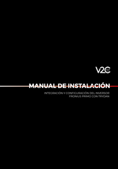 V2C FRONIUS PRIMO TRYDAN Manual De Instalación