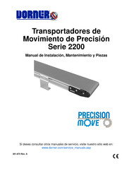 Dorner 2200 Serie Manual De Instalación & Mantenimiento