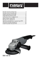 Narex EBU 150-16 Instrucciones De Uso Originales