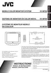 JVC KV-M700 Manual De Instrucciones