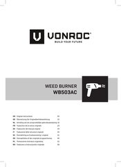 VONROC WB503AC Traducción Del Manual Original