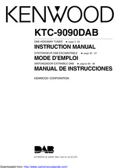 Kenwood KTC-9090DAB Manual De Instrucciones