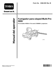 Toro Multi-Pro 5800 Manual Del Operador