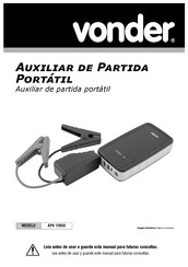 vonder APV 10600 Manual Del Usuario