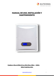 euterma Mini Box 8Kw-220v Manual De Uso, Instalación Y Mantenimiento