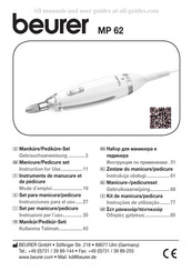 Beurer MP 62 Instrucciones Para El Uso