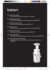 Dahlert DT-SJ-19 Manual De Instrucciones