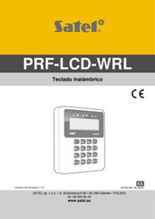 Satel PRF-LCD-WRL Manual De Instrucciones