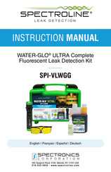 Spectronics Corporation SPECTROLINE WATER-GLO ULTRA SPI-VLWGG Manual De Instrucciones