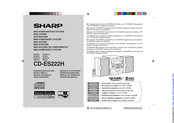 Sharp CD-ES222H Manual De Manejo