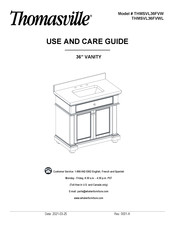 Thomasville THMSVL36FVW Guía De Uso Y Cuidado