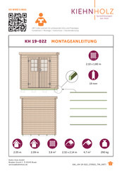 Kiehn-Holz KH 19-022 Instrucciones De Montaje