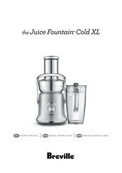 Breville the Juice Fountain Cold XL BJE830BSS1BCA1 Manual De Instrucciones