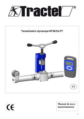 Tractel dynarope HF36/3/LPT Manual De Uso Y Mantenimiento