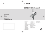 Bosch GBM 1600 RE Professional Manual Original